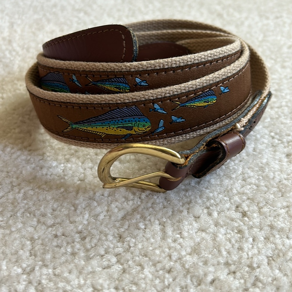 Zep Pro Men’s Canvas Mahi Mahi Belt 44 - Picture 13 of 14